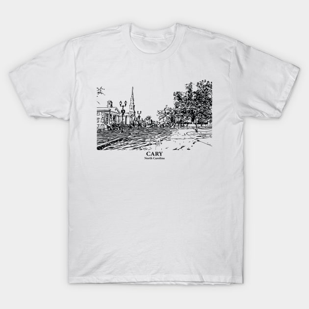 Cary - North Carolina T-Shirt by Lakeric